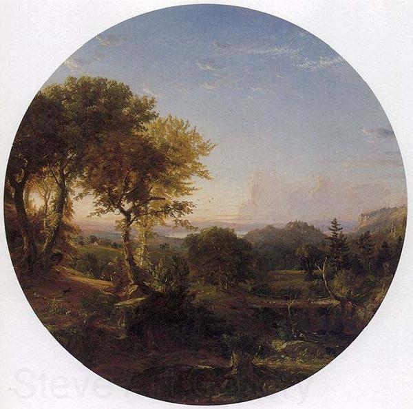 Jasper Francis Cropsey Green Mountain Scenery, France oil painting art